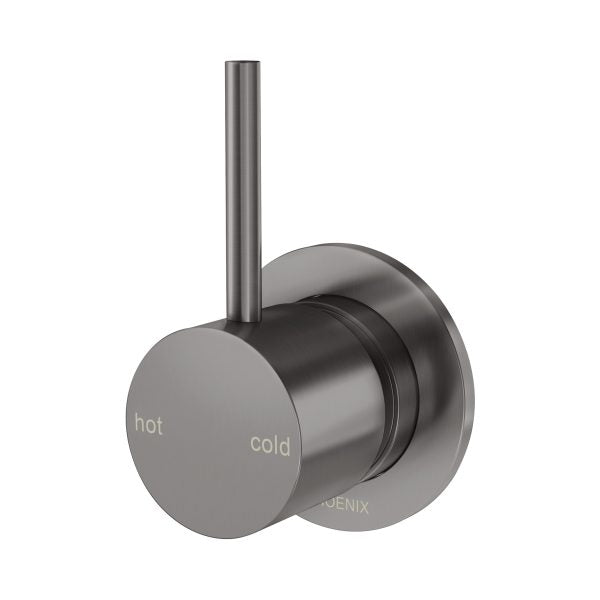 Phoenix Vivid Slimline Up Shower / Wall Mixer Brushed Carbon