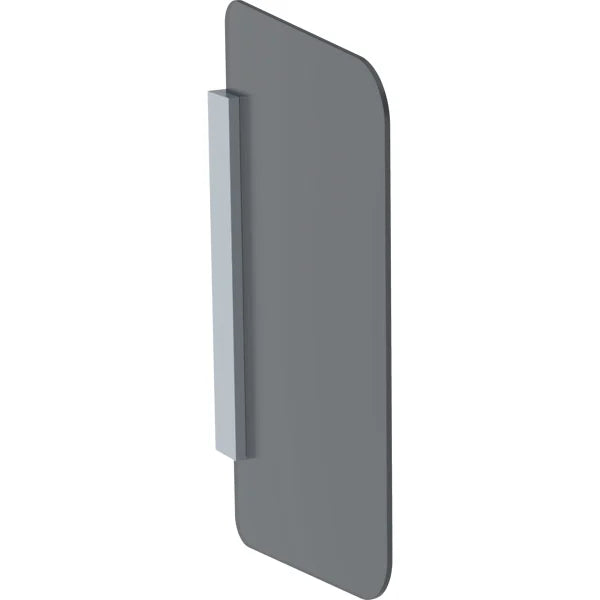 Geberit Urinal Partition Rectangle Grey