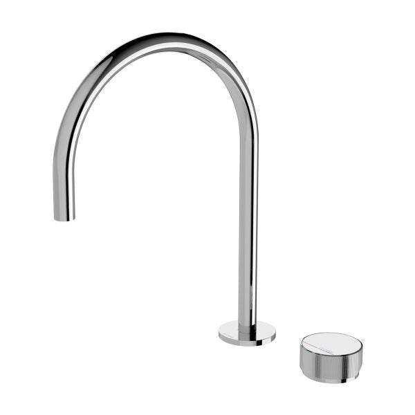 Phoenix Axia Hob Sink Mixer Set 220mm Gooseneck Chrome