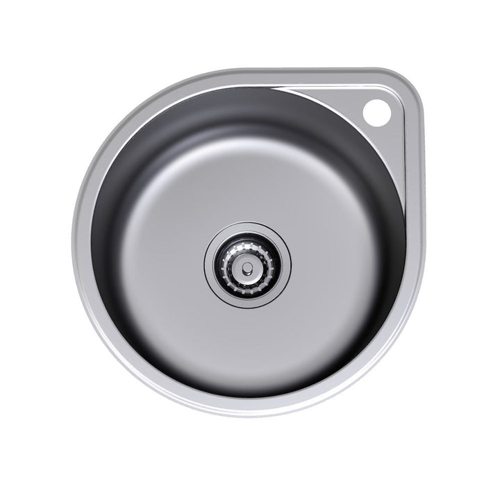 Clark Round Bowl Overmount with Tap Landing