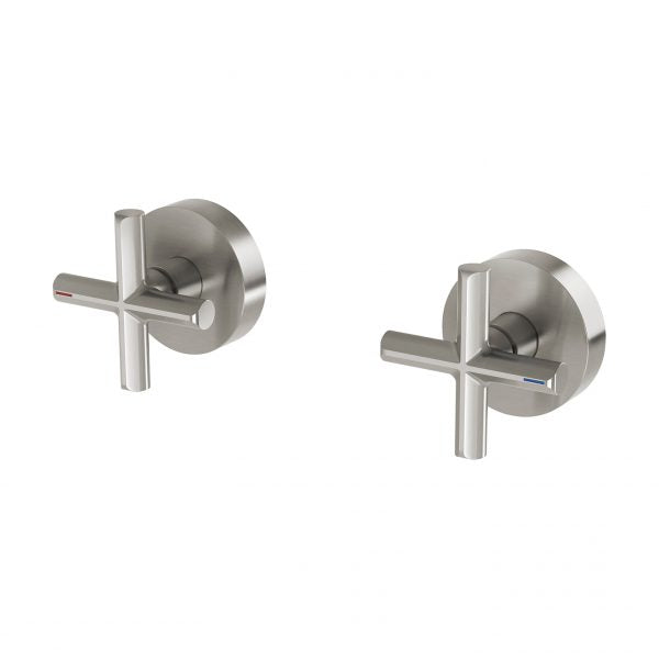 Phoenix Vivid Slimline Plus Wall Top Assemblies Brushed Nickel Lead Free
