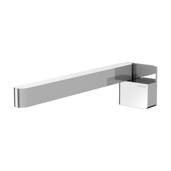 Phoenix Designer Swivel Bath Outlet 230mm Squareline Chrome
