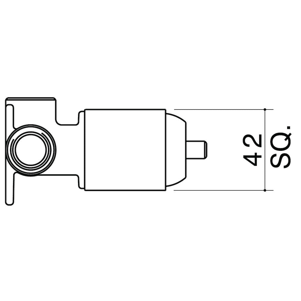 Caroma Quatro Bath Shower Mixer Body Only