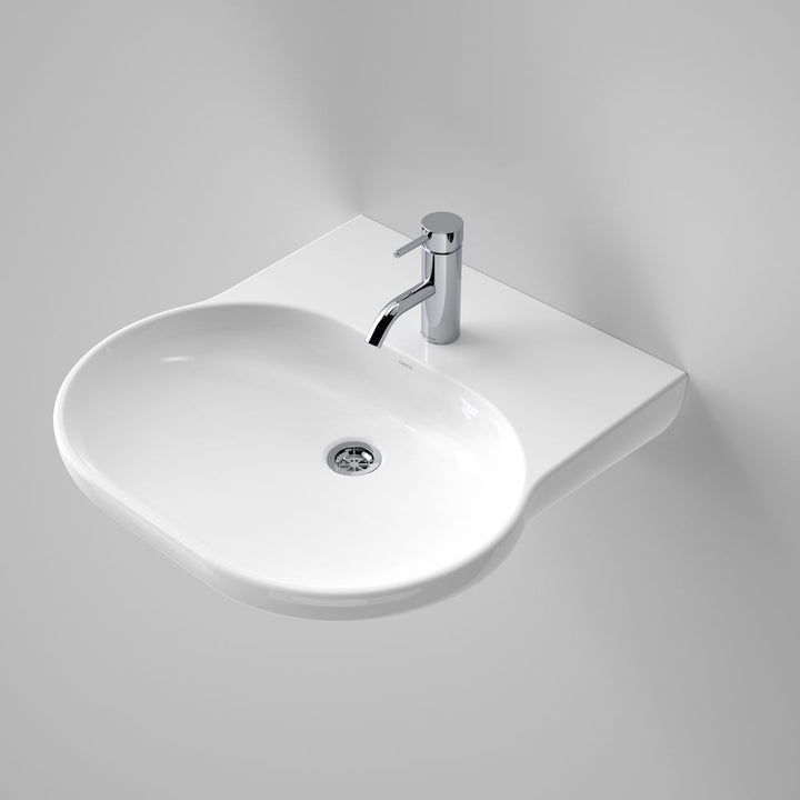Caroma Opal Sole 550 Wall Basin 1 Tap Hole