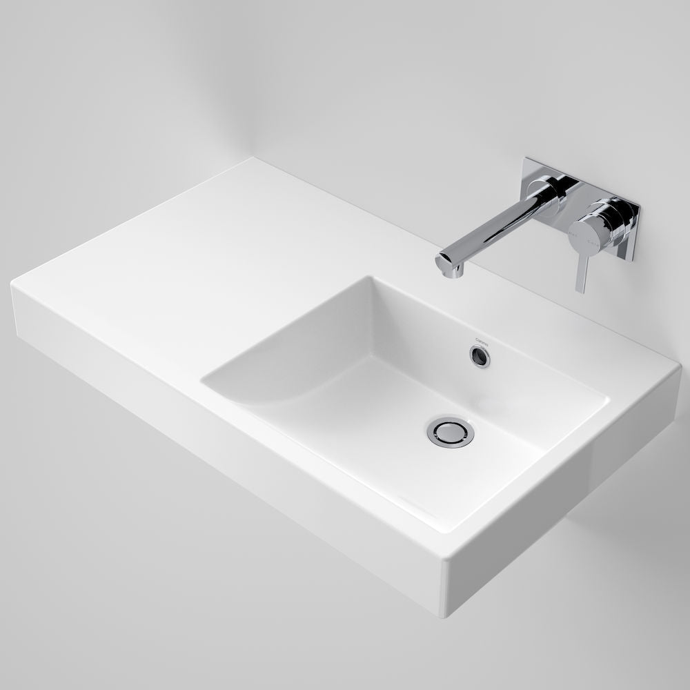 Caroma Liano Nexus 750 Wall Basin LHS No Tap Hole