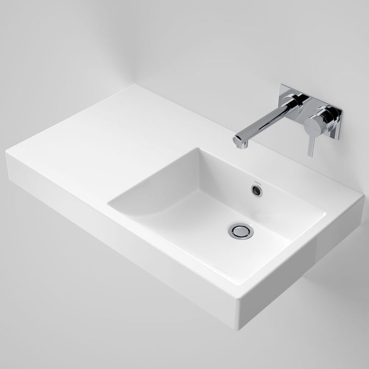 Caroma Liano Nexus 750 Wall Basin LHS No Tap Hole