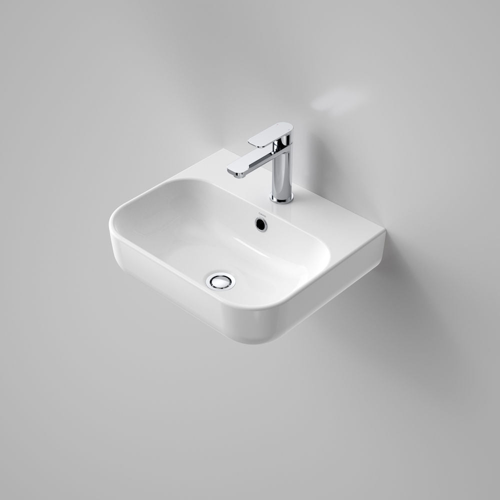 Caroma Luna Wall Basin 1 Tap Hole