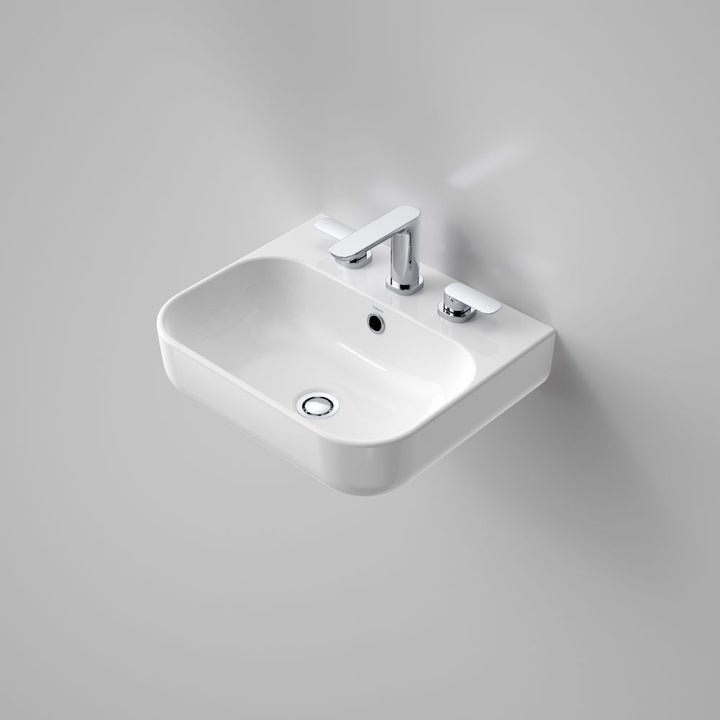 Caroma Luna Wall Basin 3 Tap Hole