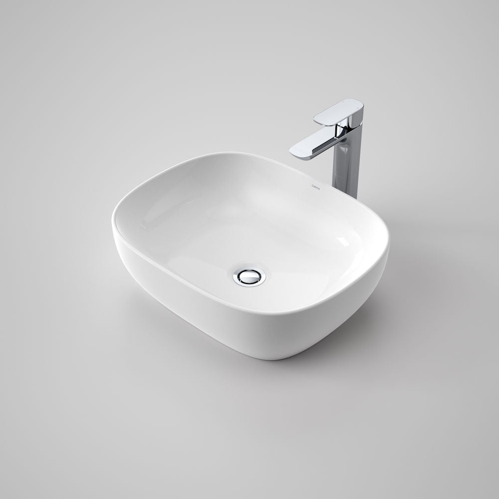 Caroma Tribute Above Counter Basin - Curved Rectangle 480mm
