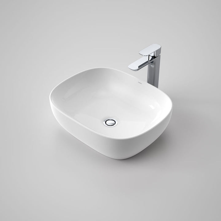 Caroma Tribute Above Counter Basin - Curved Rectangle 480mm