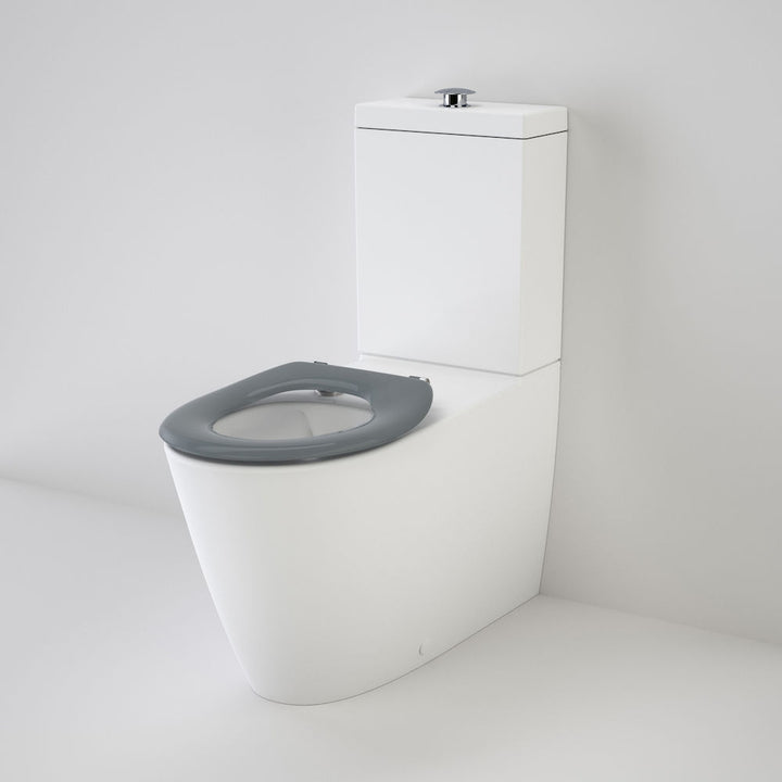 Caroma Care 800 Cleanflush® Wall Faced Toilet Suite - Caravelle Care SF AG - with GermGard®