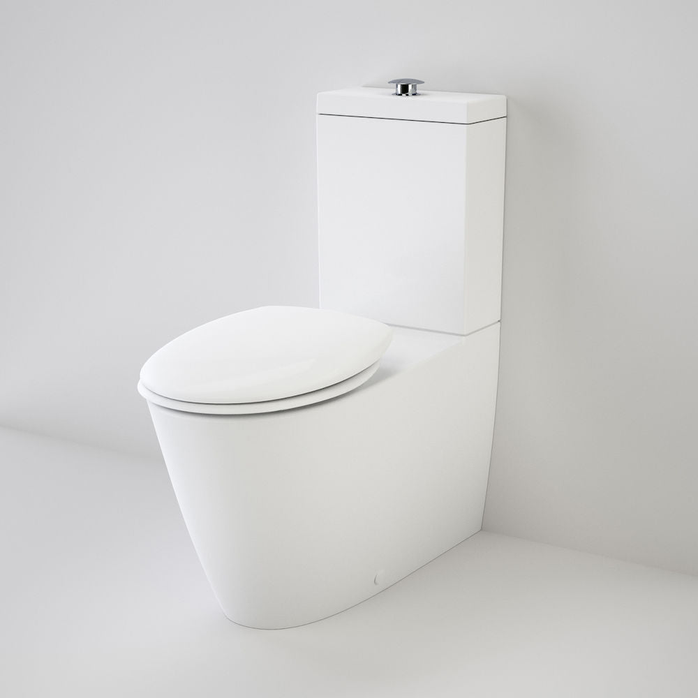 Caroma Care 800 Cleanflush® Wall Faced Toilet Suite Caravelle Care DF WH - WITH GERMGARD®