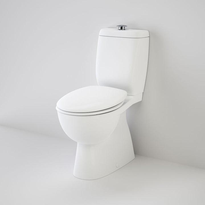 Caroma Caravelle Support Close Coupled Suite with Double Flap Seat - White