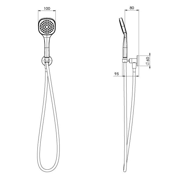 Phoenix Teva Hand Shower Chrome