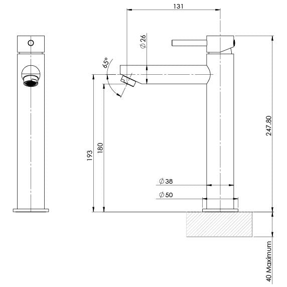 Phoenix Pina Vessel Mixer Brushed Nickel