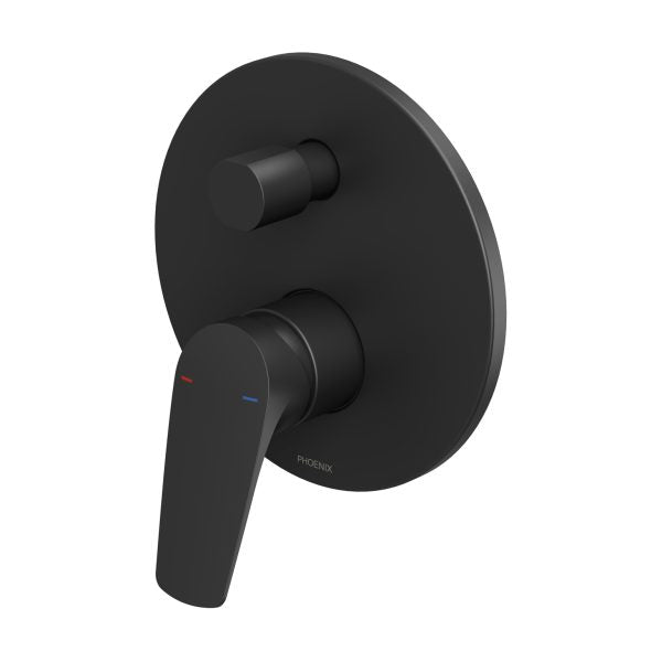 Phoenix Ivy MKII Shower / Bath Diverter Mixer Trim Kit Matte Black