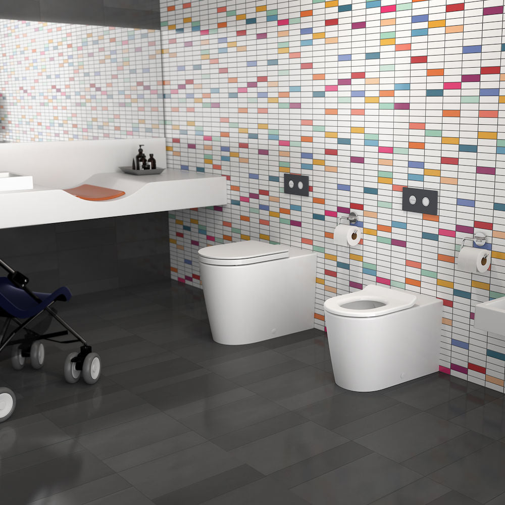 Caroma Liano Junior Cleanflush® Invisi Series II® Wall Faced Toilet Suite