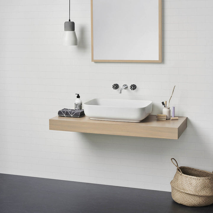 Caroma Tribute Above Counter Basin - Rectangle 600mm