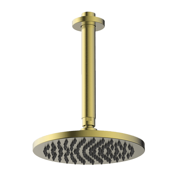 Gareth Ashton Vertical Overhead Shower - Brushed Brass