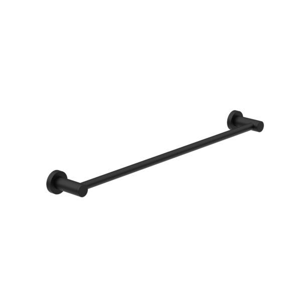 Nero Classic/Dolce Single Towel Rail 600mm Matte Black