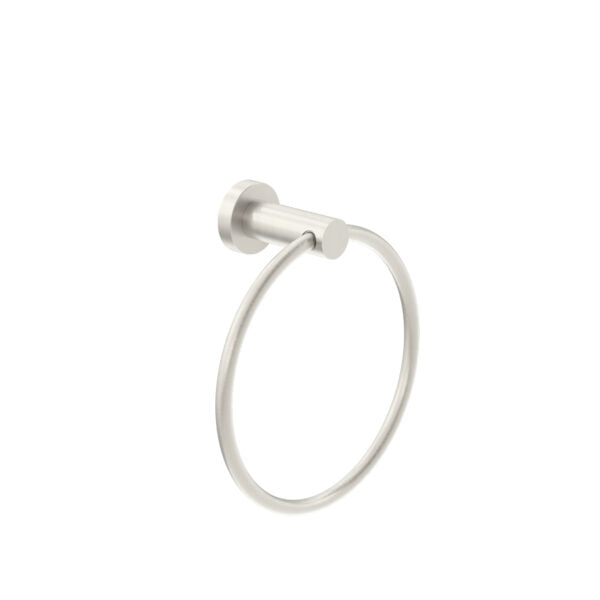Nero Classic/Dolce Hand Towel Ring Brushed Nickel