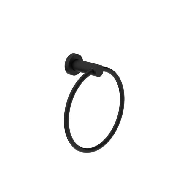 Nero Classic/Dolce Hand Towel Ring Matte Black