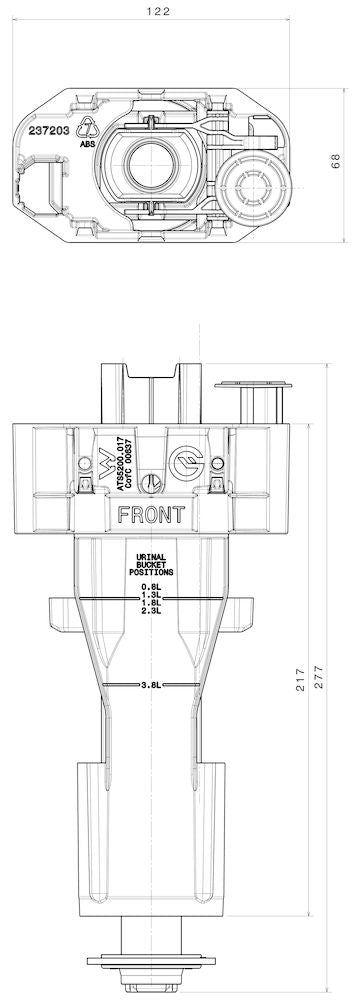 Caroma Urinal Outlet Valve Assembly