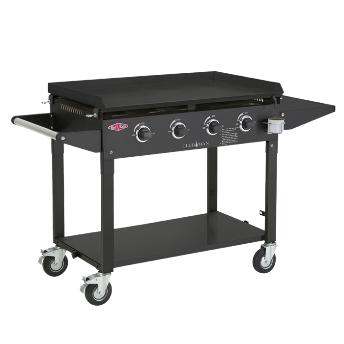 Beefeater Discovery Clubman Black Enamel Mobile Bbq 4 Burner