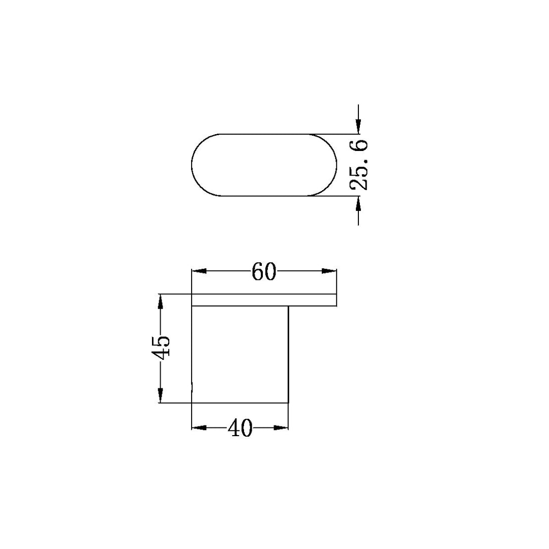 Nero Bianca Robe Hook Brushed Nickel