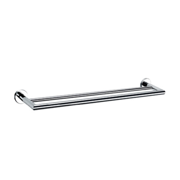 Nero Dolce 900mm Double Towel Rail Chrome