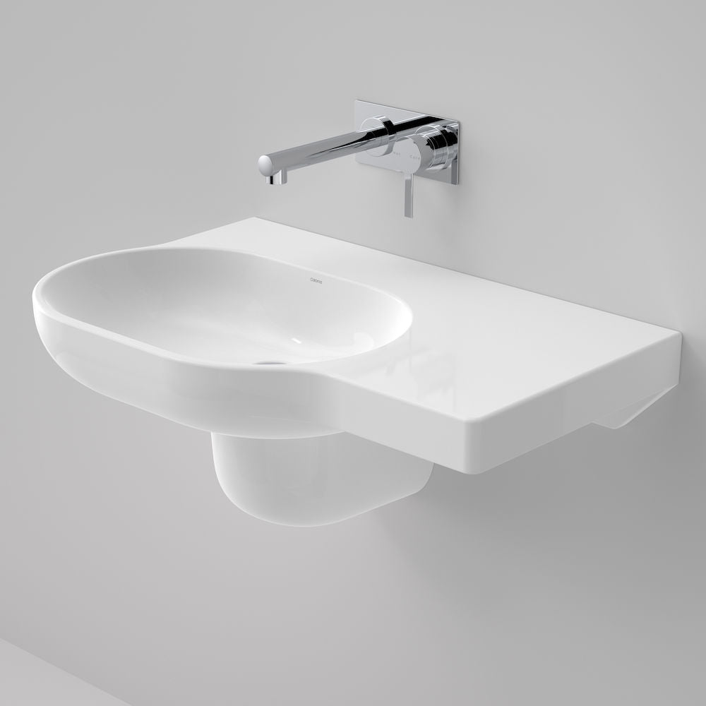 Caroma Opal 720 RHS Wall Basin No Tap Hole