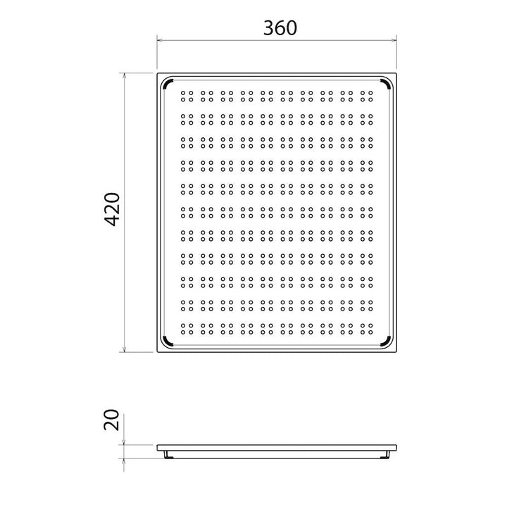 Caroma Compass Stainless Steel Drainer Tray