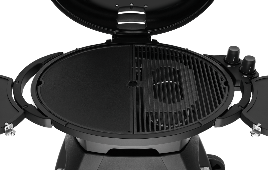 BEEFEATER BIG BUGG MOBILE BBQ WITH TROLLEY BLACK 2 BURNER