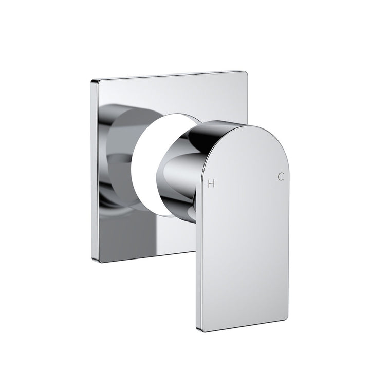 Clark Round Square Wall Mixer Trim Kit (Square) - Chrome