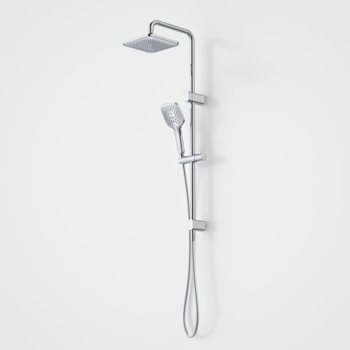 Caroma Luna System Overhead Shower on Rail Chrome
