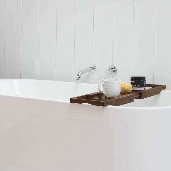 Clark Round Basin/Bath Outlet 180mm - Chrome