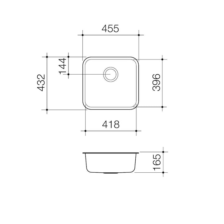 Caroma Luna SINGLE BOWL O/M & U/