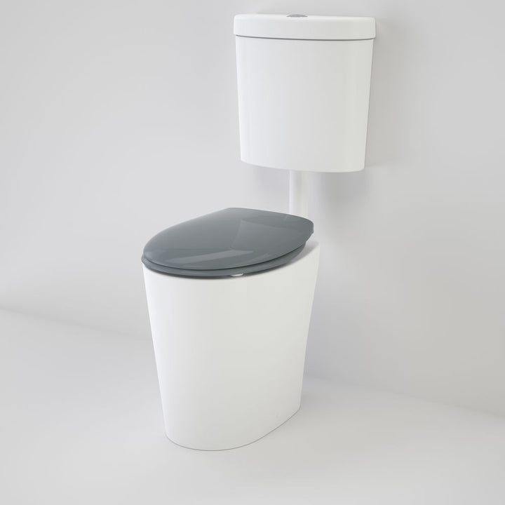 Caroma Care 610 Cleanflush Connector P Trap Suite with Caravelle Double Flap Seat