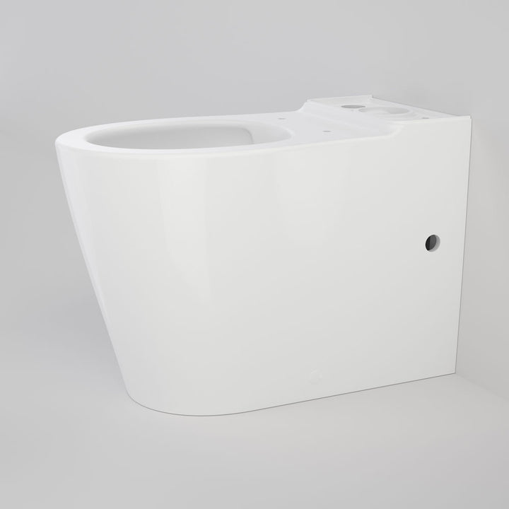 Caroma Care 660 Cleanflush Wall Faced Close Coupled Easy Height BI Pan with Uniorbital Connector GermGard®