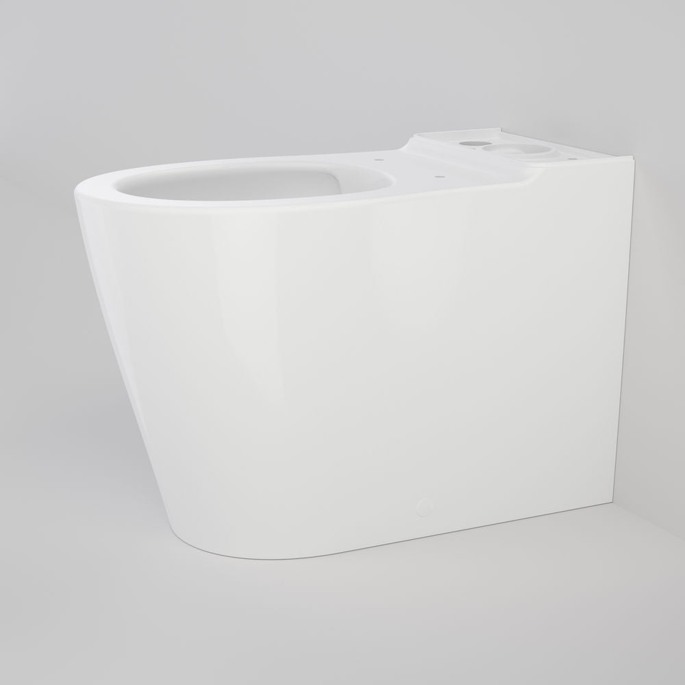 Caroma Care 660 Cleanflush Wall Faced Close Coupled Easy Height BE Pan with Uniorbital Connector GermGard®