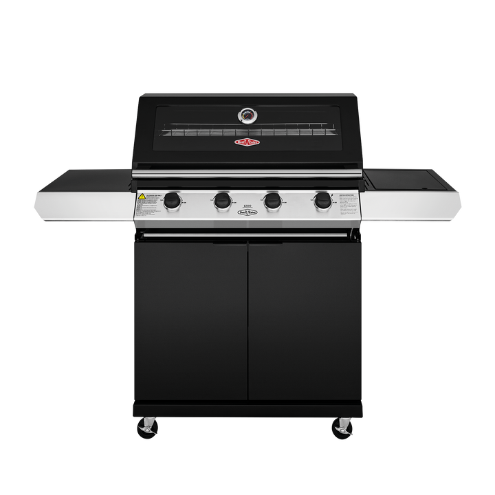 BEEFEATER BEEFEATER 1200 SERIES FREESTANDING BBQ 4 BURNER BLACK ENAMEL