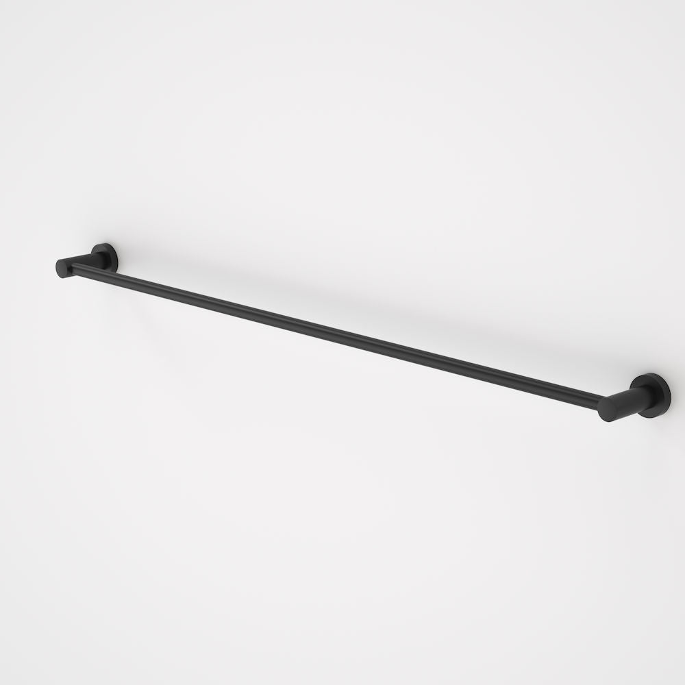 Caroma Cosmo Metal Single Towel Rail Black 930mm 306132B Getstuff