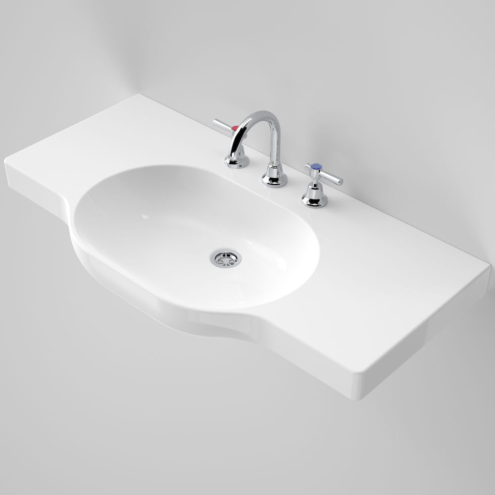 Caroma Opal 900 Twin Wall Basin 3 Tap Hole