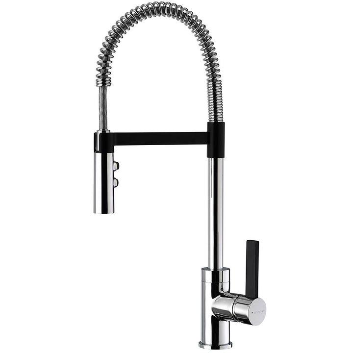 Methven Culinary Gaston Sink Mixer Pull Down Black Accent Lead Free