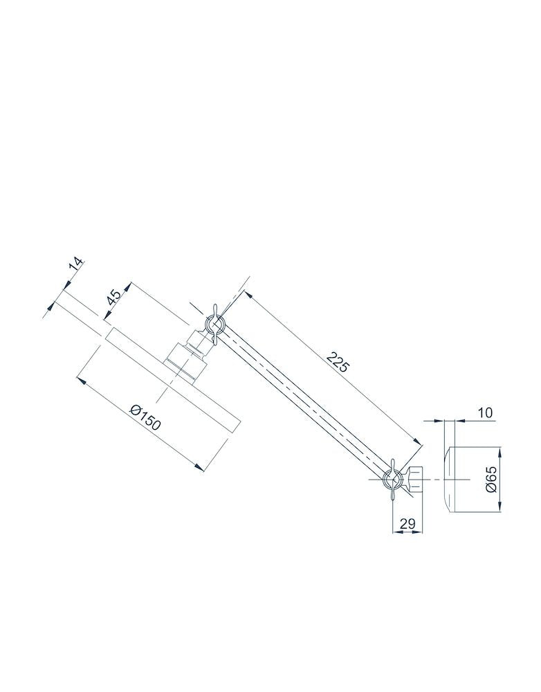 Methven KROME HI-RISE SHOWER CHROME