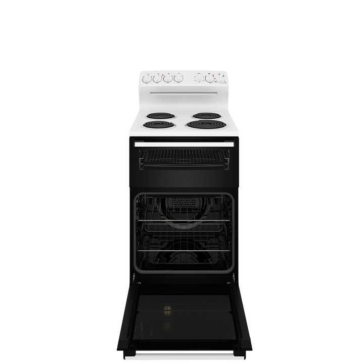 WESTINGHOUSE 54 CM FREESTANDING ELECTRIC COOKER COIL ELEMENTS FAN FORCED OVEN & SEPARATE GRILLER BUILT IN AUSTRALIA