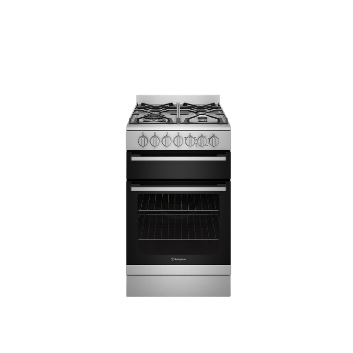 Westinghouse WFE512SC 54 cm Freestandng Dual Fuel Cooker Stainless Steel & Separate Griller Built In Australia