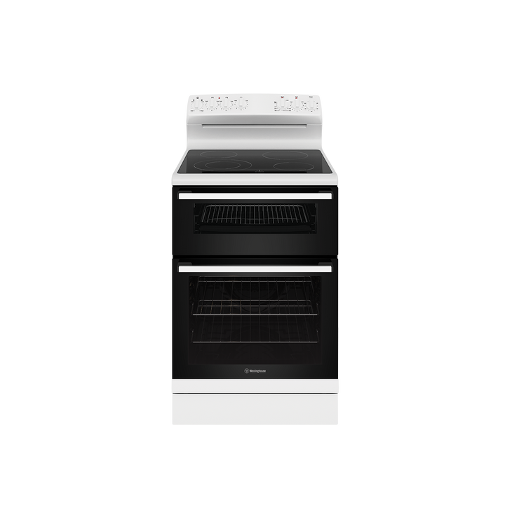 Westinghouse WLE642WC 60 cm Freestanding Electric Cooker Ceramic Glass Top & Separate Griller Built In Australia