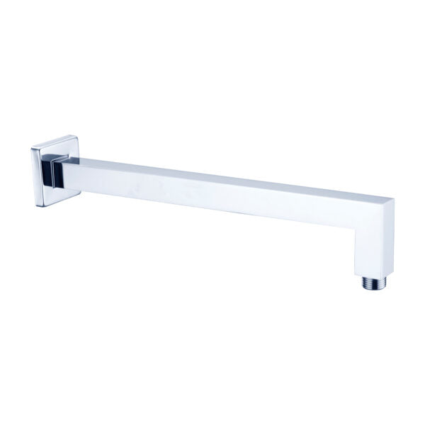 Nero Square Shower Arm Chrome