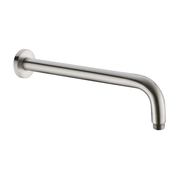 Nero Round Shower Arm Brushed Nickel